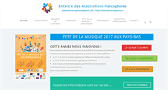 Desktop Screenshot of ententefrancophone.nl